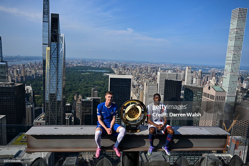 Chelsea FC Cole Palmer Visits Rockefeller Center