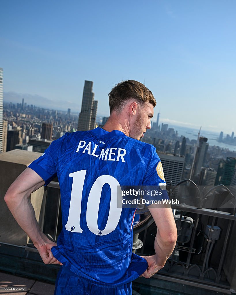 Chelsea FC Cole Palmer Visits Rockefeller Center