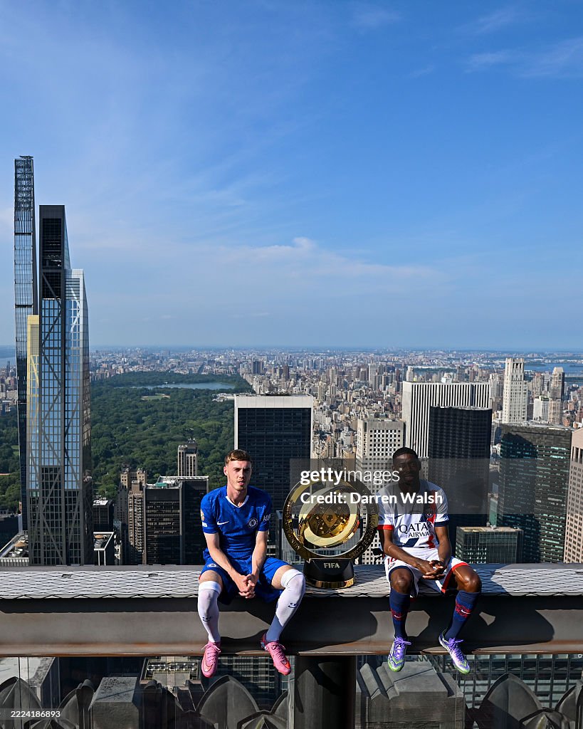 Chelsea FC Cole Palmer Visits Rockefeller Center