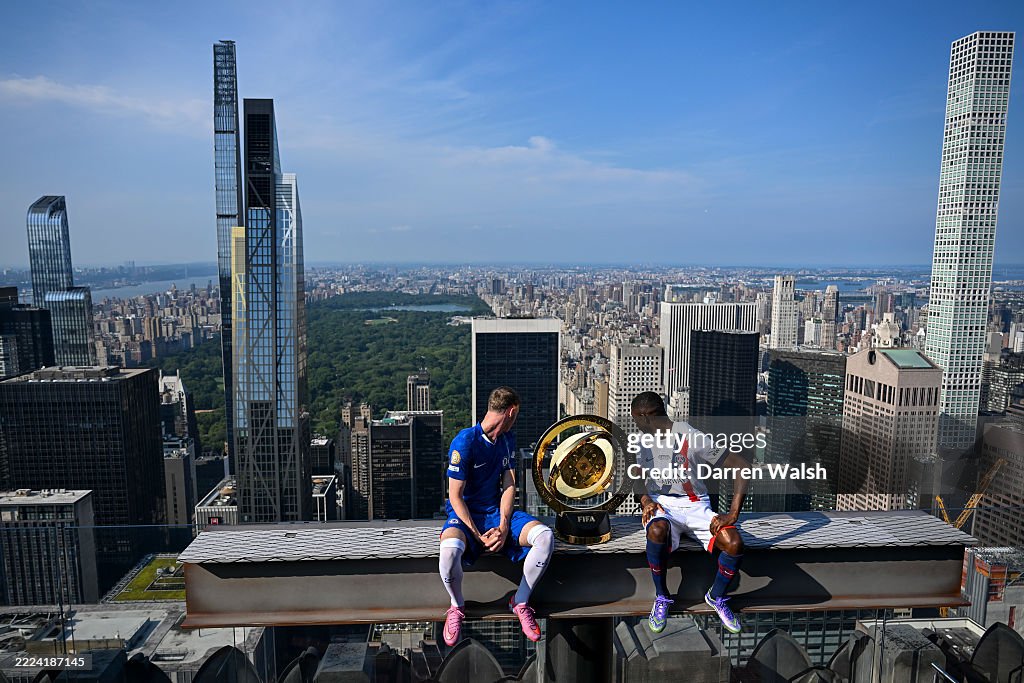 Chelsea FC Cole Palmer Visits Rockefeller Center