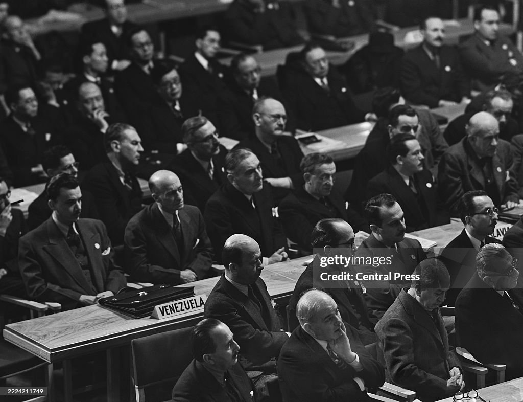 UN General Assembly, Methodist Central Hall, Westminster, London