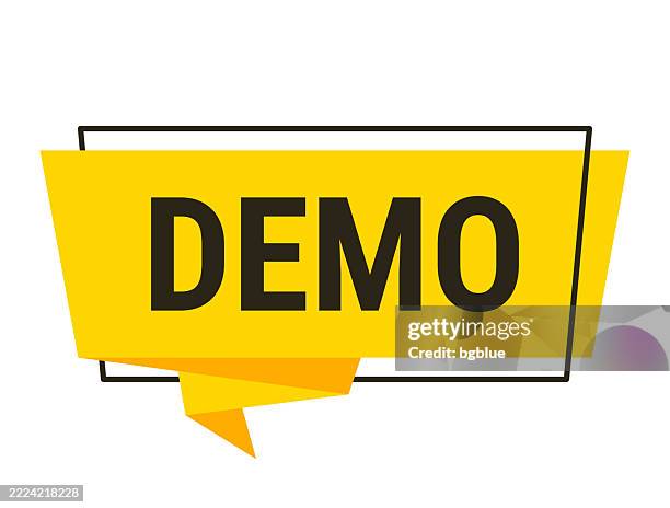 Demo Program Logo 206 Demo Logos High Res Illustrations - Getty Images