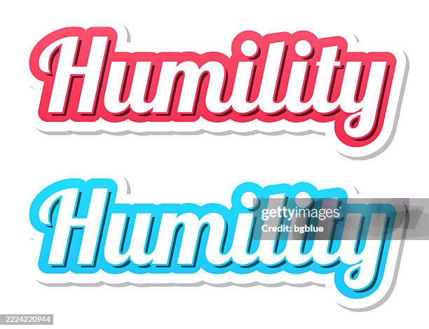 Humility Red 367 Humility High Res Illustrations - Getty Images