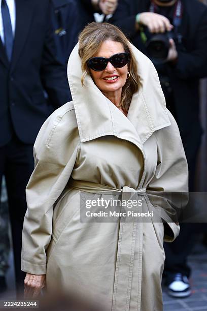 Yousra attends the Balenciaga Haute Couture Fall/Winter 2025/2026 show as part of Paris Fashion Week on July 09, 2025 in Paris, France.
