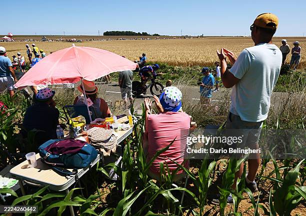 Niklas Markl of Germany and Team Picnic PostNL competes during the 112th Tour de France, Stage 5 a 33km individual time trial stage from Caen to Caen...