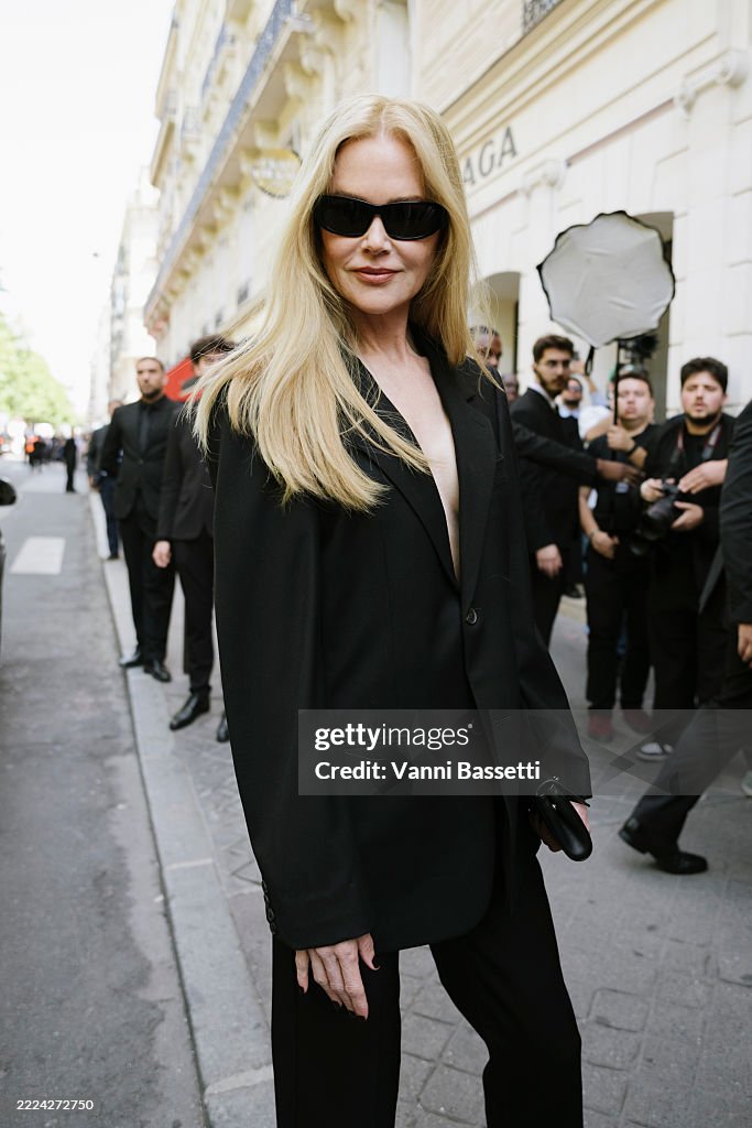 Balenciaga: Outside Arrivals - Paris Fashion Week - Haute Couture Fall/Winter 2025/2026