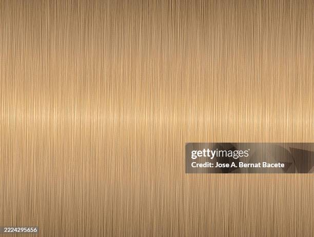 striped texture of a copper metal surface. - foil plate stock pictures, royalty-free photos & images