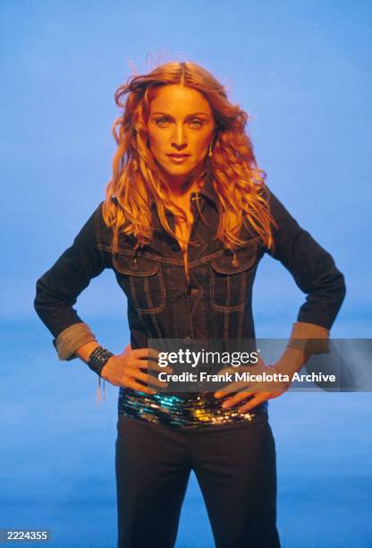 Madonna on the set of her ' Ray of Light' video. Photo by Frank Micelotta/ImageDirect.