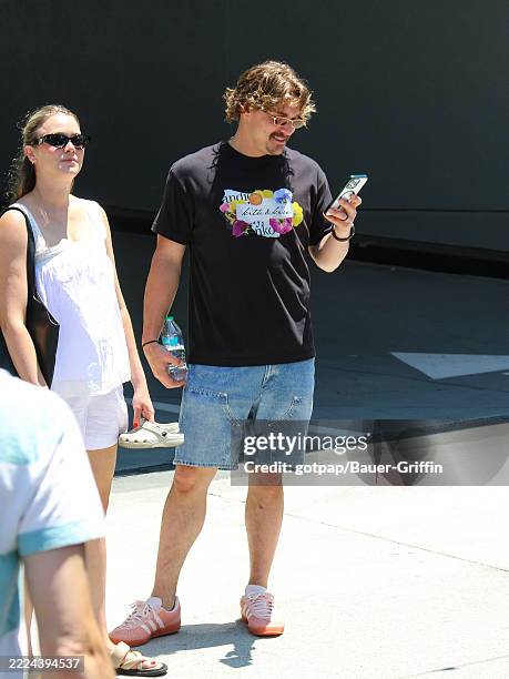 Kike Hernandez is seen on July 13, 2025 in Los Angeles, California.