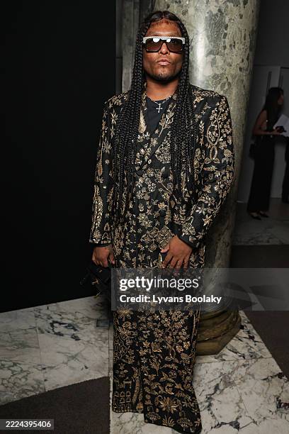 Law Roach attends the Elie Saab Haute Couture Fall/Winter 2025/2026 show as part of Paris Fashion Week on July 09, 2025 in Paris, France.