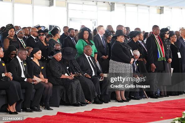 Doctor Rammutla Friends and family at the special official funeral service for the ...