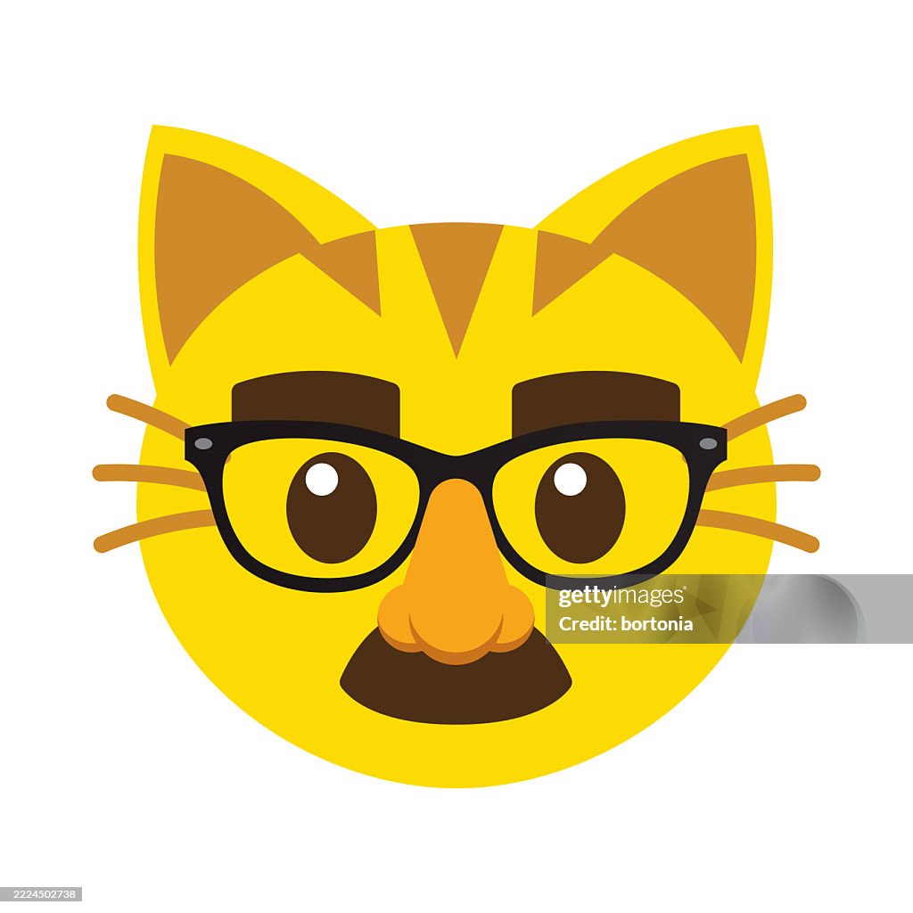 Cat in Disguise Emoji Icon