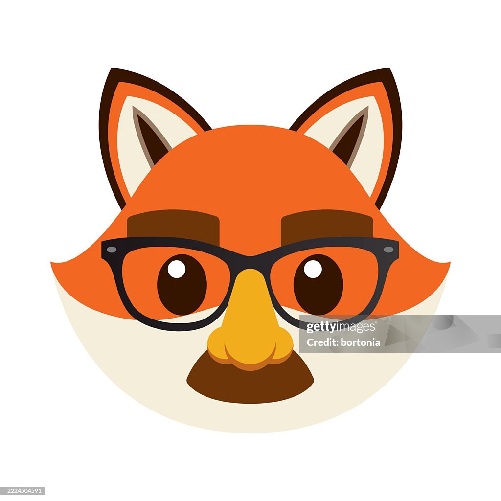 Fox in Disguise Emoji Icon