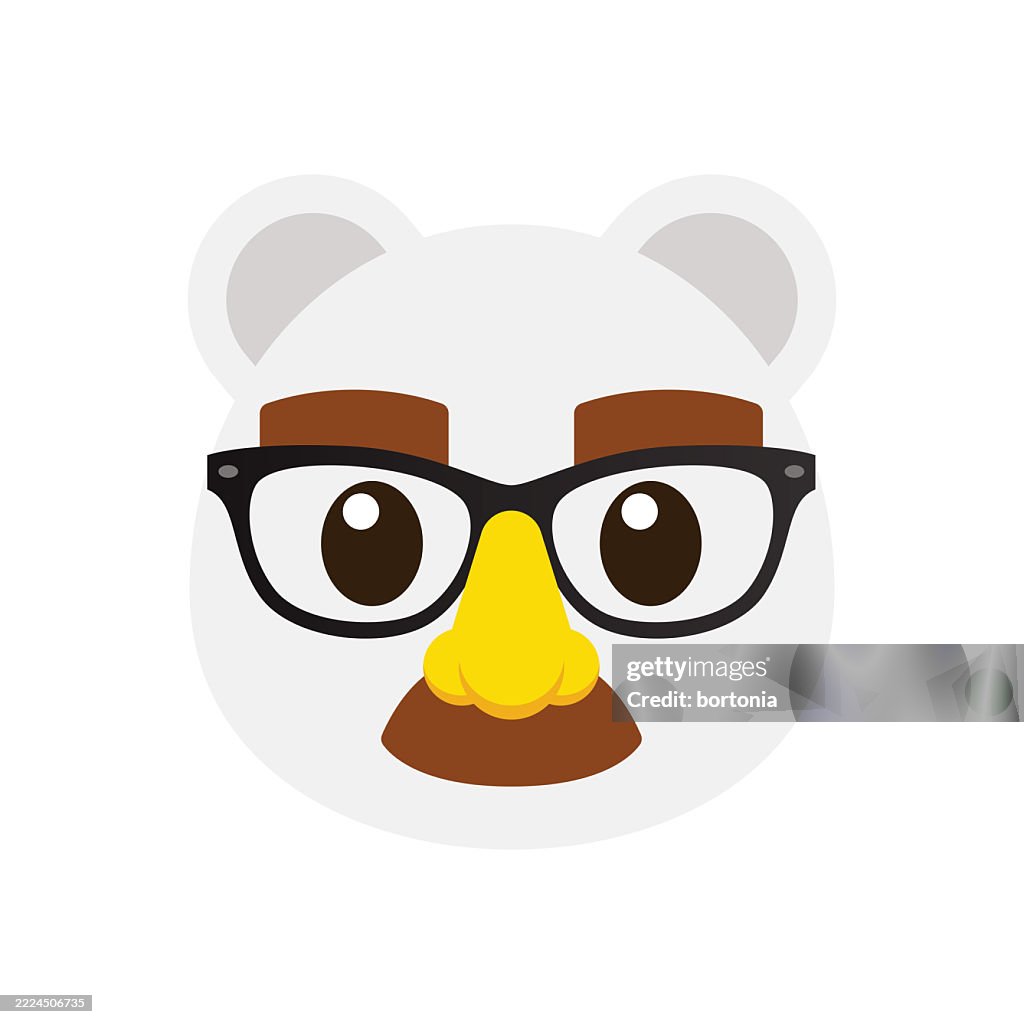 Polar Bear in Disguise Emoji Icon