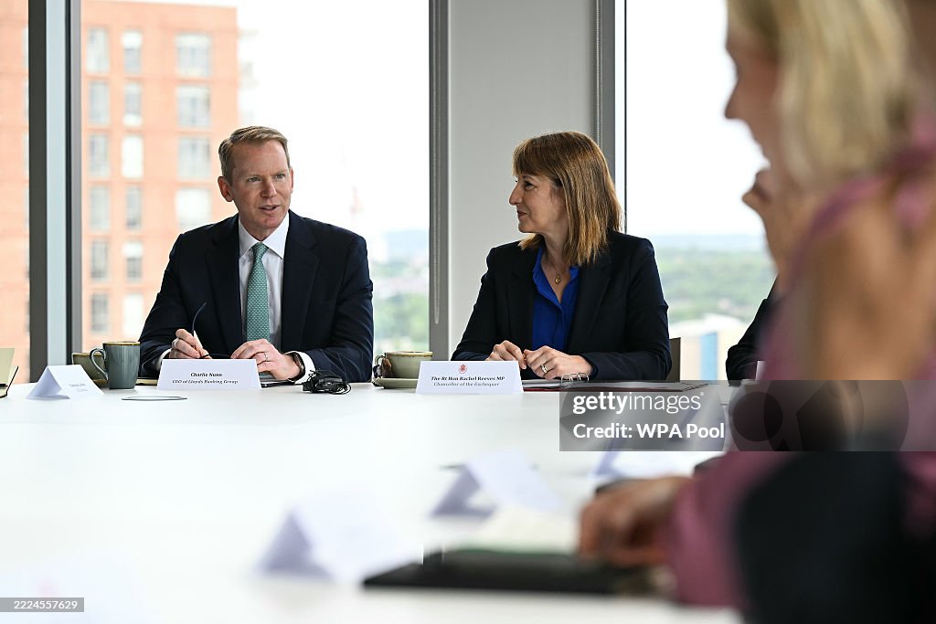 Chancellor Rachel Reeves Announces Financial Services Reforms In Leeds
