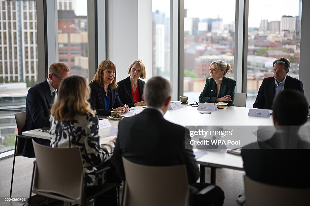 Chancellor Rachel Reeves Announces Financial Services Reforms In Leeds