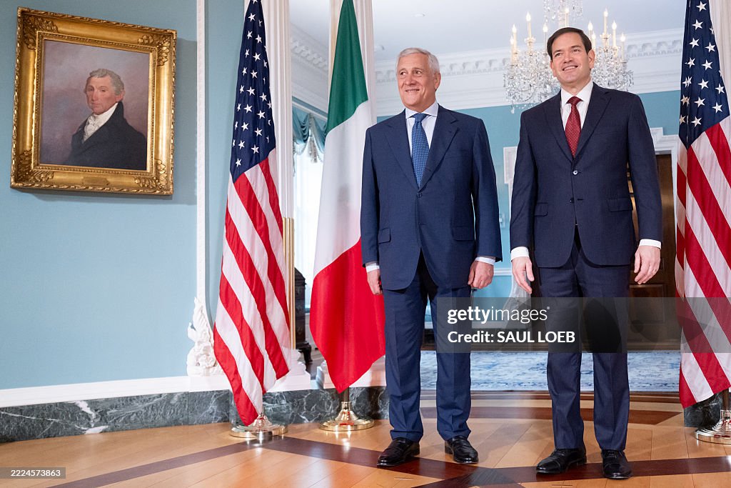 US-ITALY-DIPLOMACY-RUBIO-TAJANI