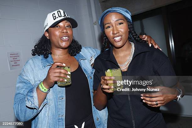 Poiison Rapper Bianca Edwards and Poiison attend Clipse