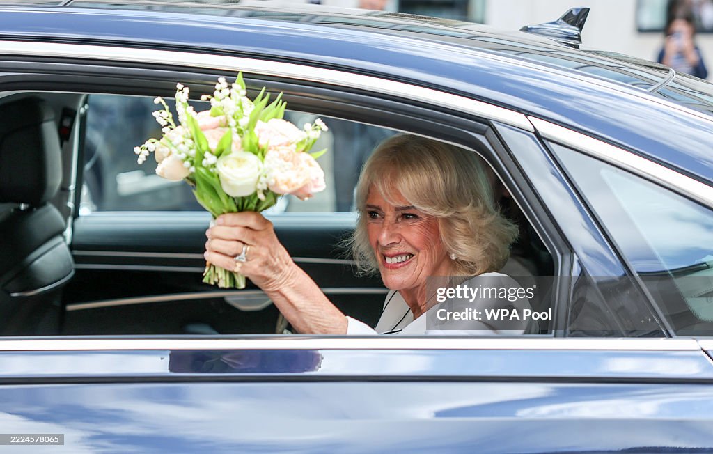 Queen Camilla Is Installed As An Honorary Freeman And Liveryman Of The Worshipful Company Of Stationers And Newspaper Makers