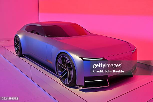 Jaguar Type 00 concept car is displayed during the Goodwood Festival of Speed at Goodwood Motor Circuit on July 10, 2025 in Chichester, England.