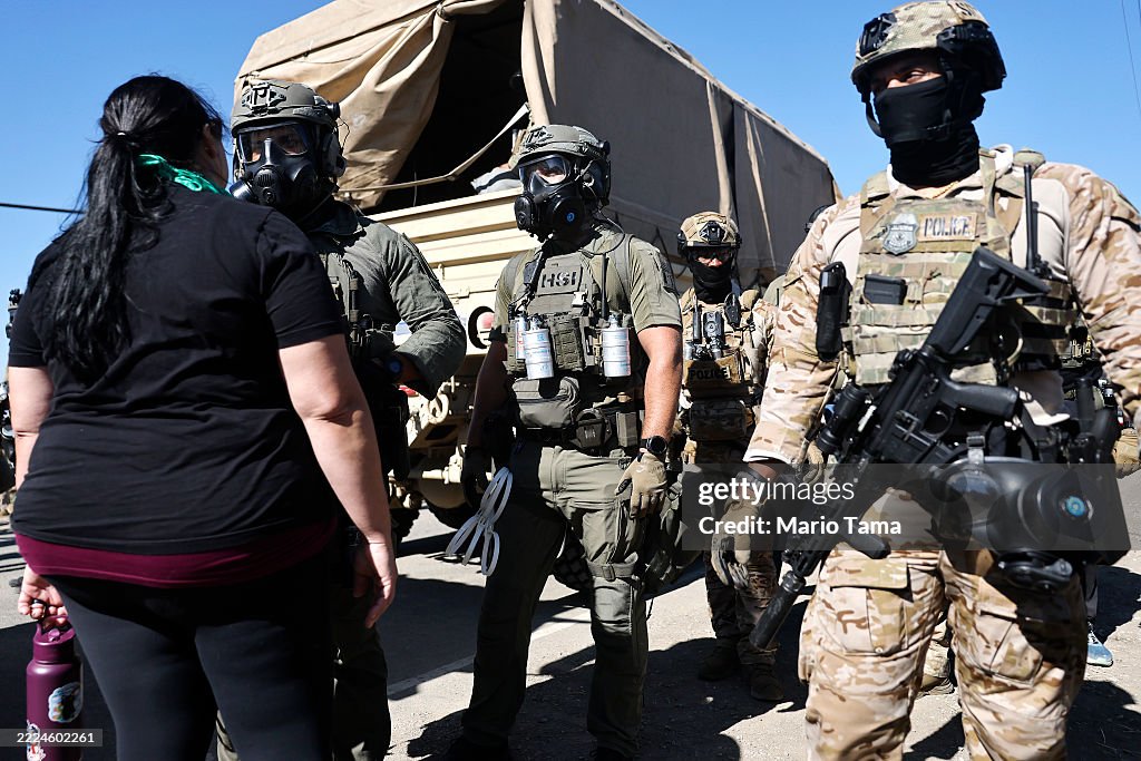 ICE Raid At Southern California Farm Sparks Protests