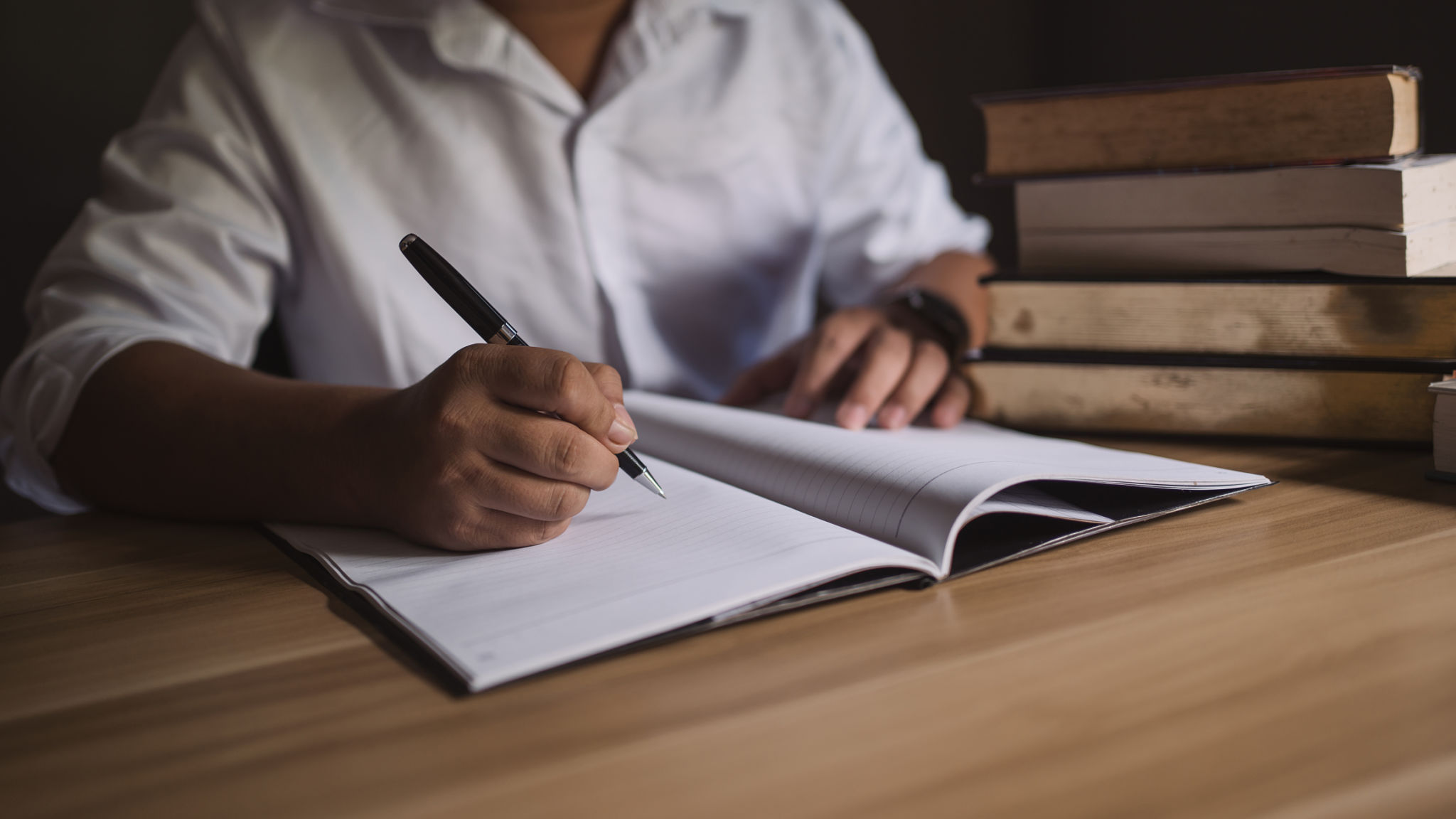 author reading