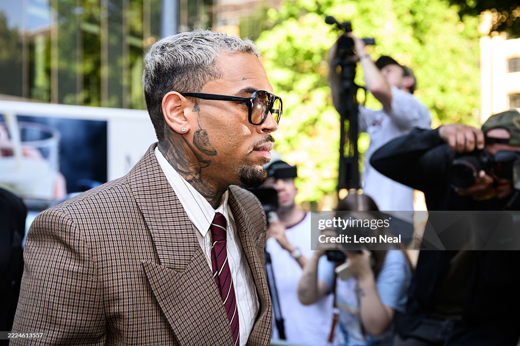 Chris Brown Appears In Court Charged With Grievous Bodily Harm With Intent