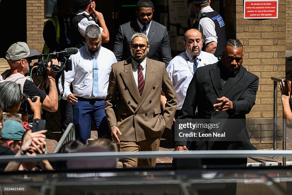 Chris Brown Appears In Court Charged With Grievous Bodily Harm With Intent