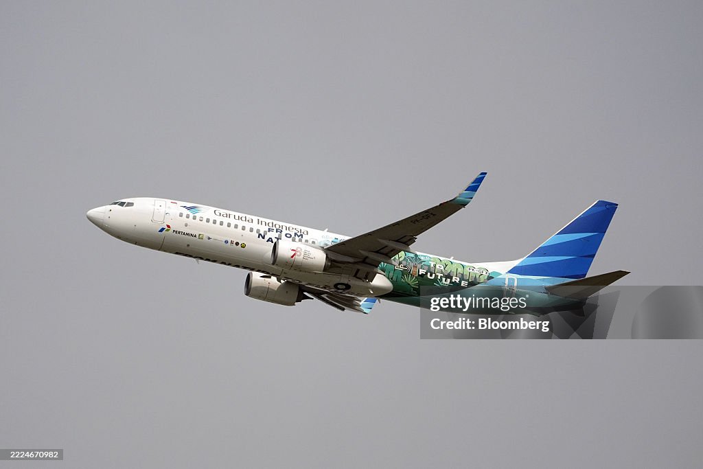 Garuda Airplanes As Trump Says Indonesia Will Buy 50 Boeing Jets in Trade Deal