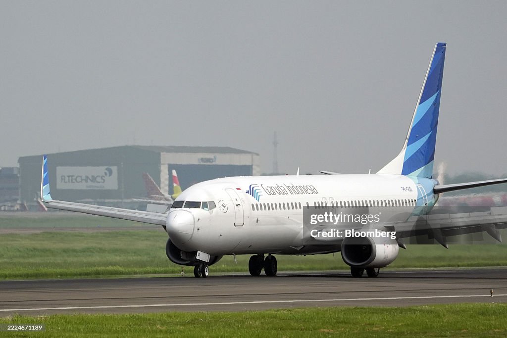 Garuda Airplanes As Trump Says Indonesia Will Buy 50 Boeing Jets in Trade Deal