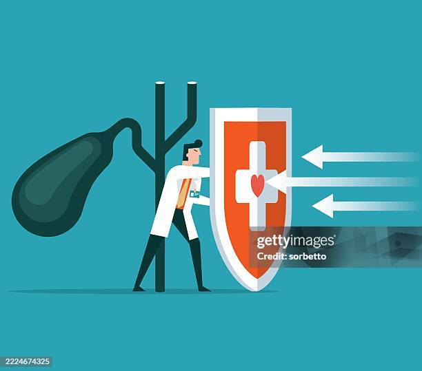 pancreas protection - bladder pain stock illustrations