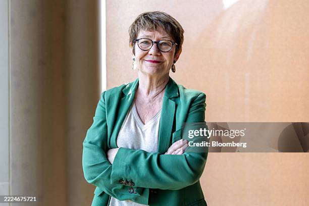 Odile Renaud-Basso, president of the European Bank for Reconstruction & Development , following a Bloomberg Television interview in London, UK, on...