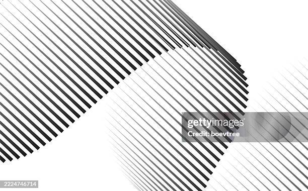 monochrome half tone wavy stripes diagonal background - twisted stock illustrations