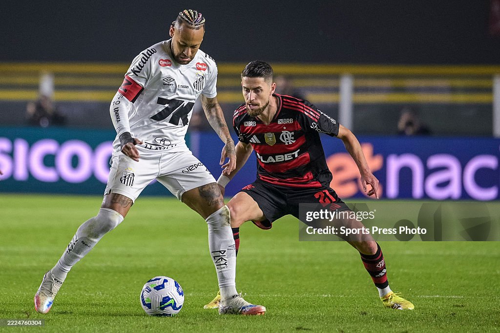 Neymar Returns from Injury for Santos to Face Flamengo in Brasileirão Neymar Returns from Injury for Santos to Face Flamengo in Brasileirão