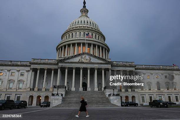 The US Capitol in Washington, DC, US, on Wednesday, July 16, 2025. Public broadcasting and a swath of foreign aid programs are on track to lose...
