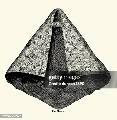 Mantle Robe History Of Fashions Mantle Or Cloak From Coronation Robes Of King James ...