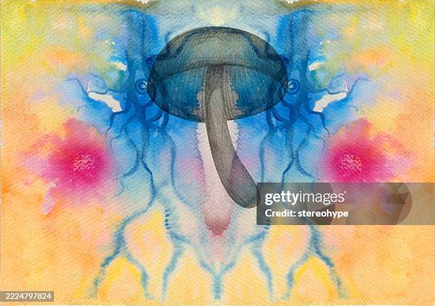 plasma-pilz - surreal stock-grafiken, -clipart, -cartoons und -symbole