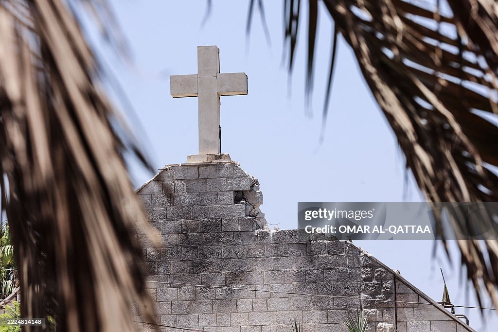TOPSHOT-PALESTINIAN-ISRAEL-CONFLICT-CHRISTIANITY-CHURCH