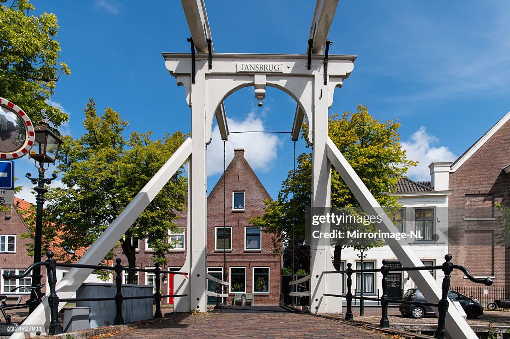 Jansbrug or John's bridge in Edam in The Netherlands