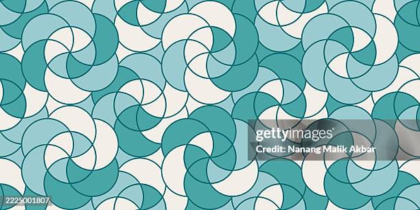 colorful geometric seamless pattern for background design - rounded rectangle gray stock illustrations