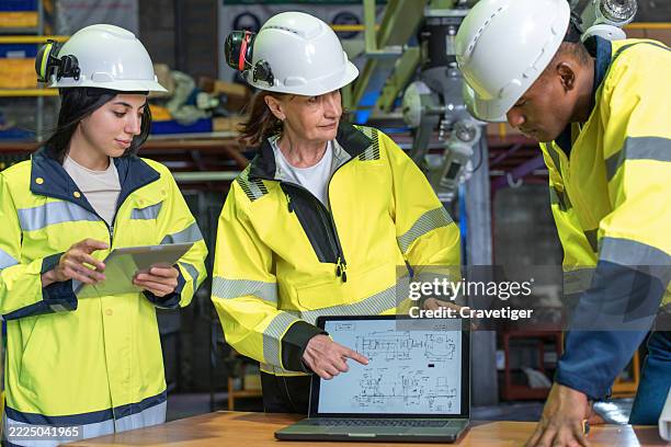 advanced automation & robotics | industrial engineering & production line. - robotic arm sketch stock pictures, royalty-free photos & images