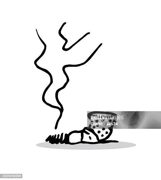 world no tobacco day sketch - stop smoking stock illustrations