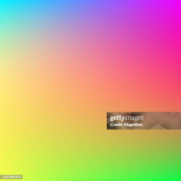 vibrant multicolor gradient background with smooth transition of rainbow tones, abstract vector - green screen background stock illustrations