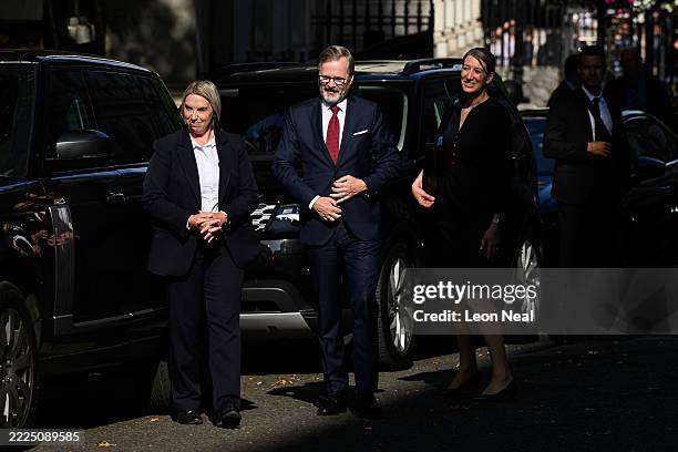 Czech PM Fiala Meets With PM Starmer At Downing Street, News Photo