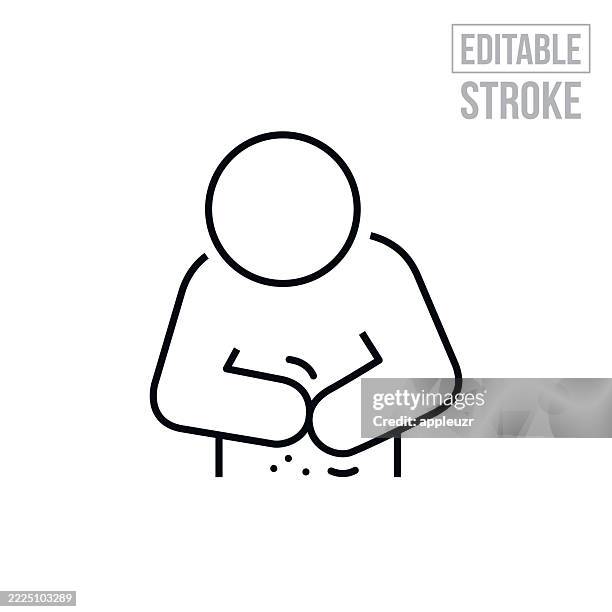 stomach pain - diarrhoea stock illustrations