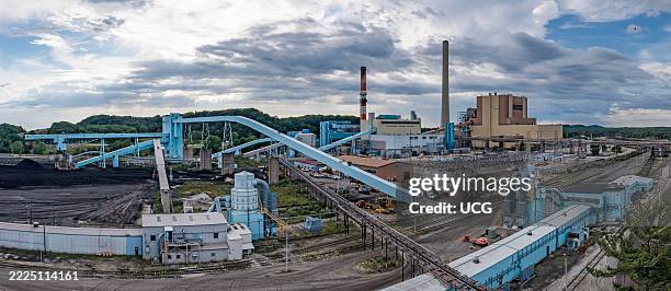 West Olive, Michigan, The J.H. Campbell coal-fired power plant. Consumers Energy had planned to retire the plant on May 31 but President Trump...