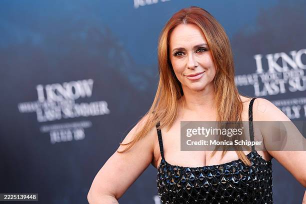 Jennifer Love Hewitt attends the premiere of Columbia Pictures' “I Know What You Did Last Summer” at The United Theater on Broadway on July 14, 2025...