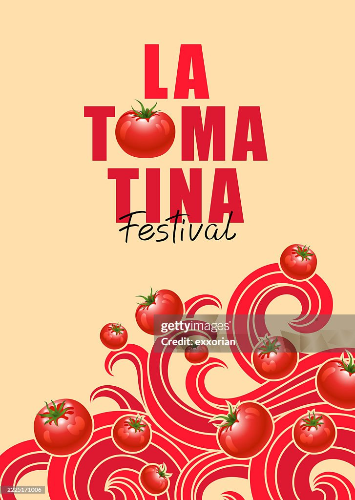 La Tomatina Tomato Splashes Wave
