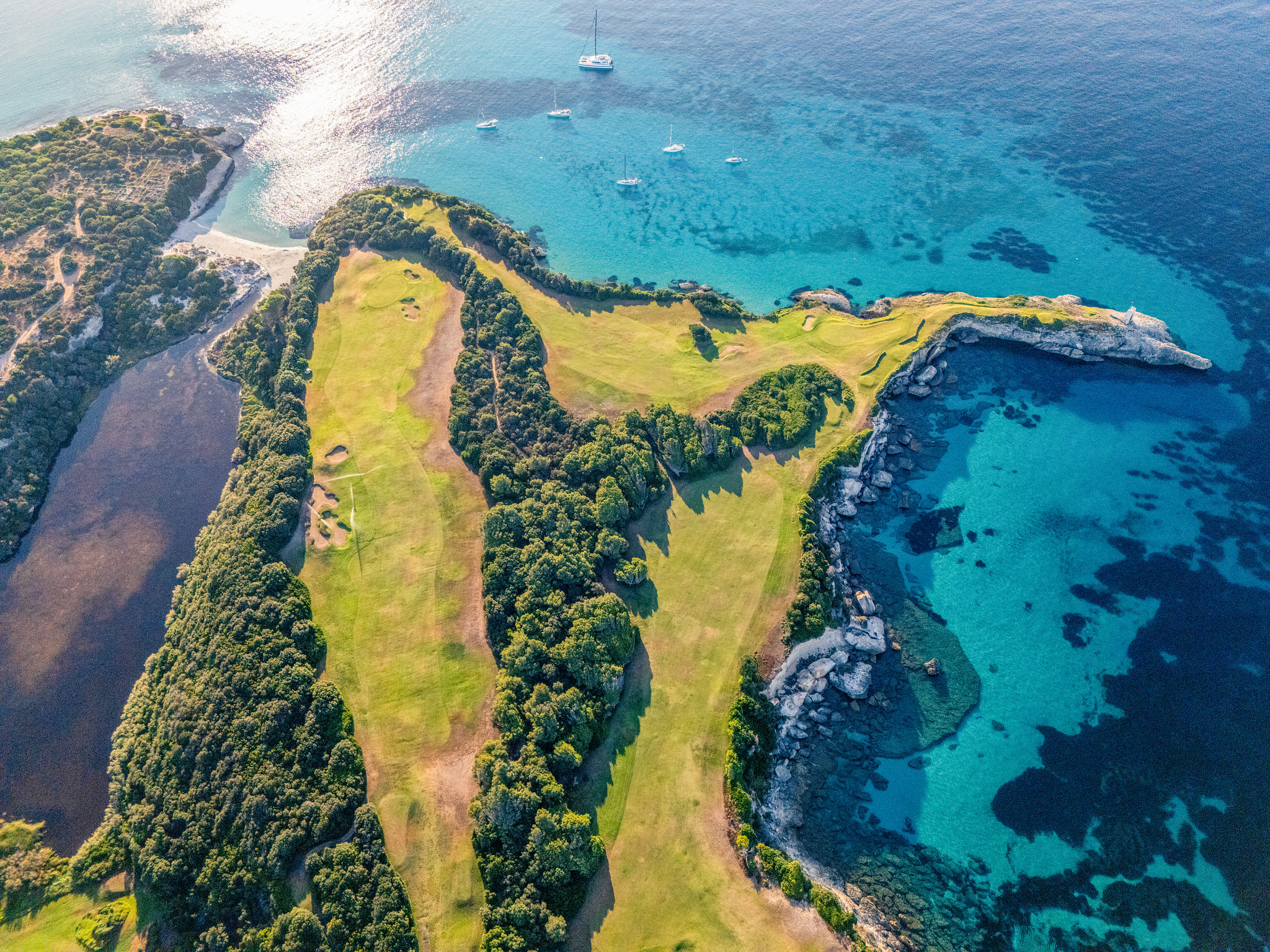 secluded coves