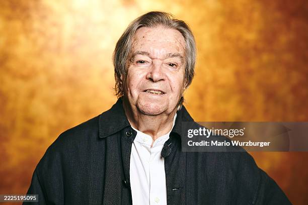 Composer and director Antoni Ros-Marbà poses for a portrait during the "Benjamin a Portbou" opera presentation at Gran Teatre Del Liceu on July 15,...